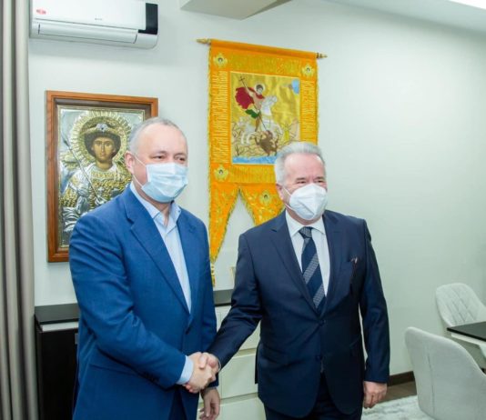 Igor Dodon a avut o întrevedere de lucru cu ambasadorul Turciei