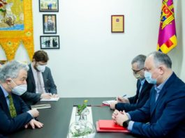 Igor Dodon, a avut o întrevedere cu diplomatul austriac, Thomas Mayr-Harting, reprezentantul special al OSCE