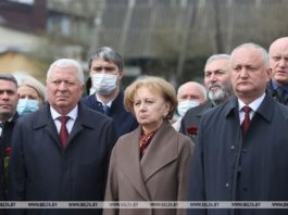 Liderul socialiștilor a participat la ceremonia de inaugurare a monumentului eroului Ion Soltîs