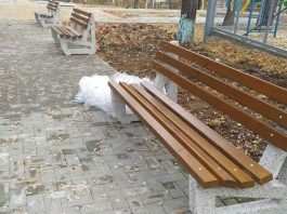 Lucrările de reabilitare a scuarul din strada Pietrarilor 14/4, sectorul Centru sunt pe ultima sută de metri