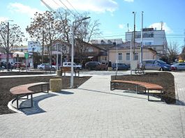 Zonă de odihnă pe str. Alexandru cel Bun