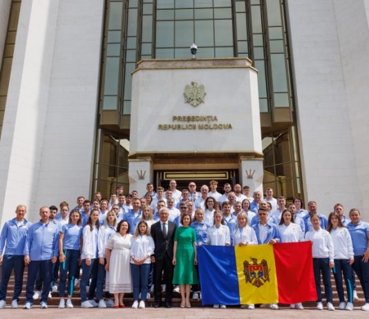 Maia Sandu a transmis drapelul echipei care merge la Jocurile Europene din Polonia
