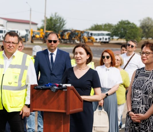 Președinta Maia Sandu a participat la inaugurarea unei noi porțiuni a drumului expres M3 Chișinău – Giurgiulești