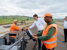 Spînu, pe șantier: Drumul G100 va fi deschis cel târziu în septembrie