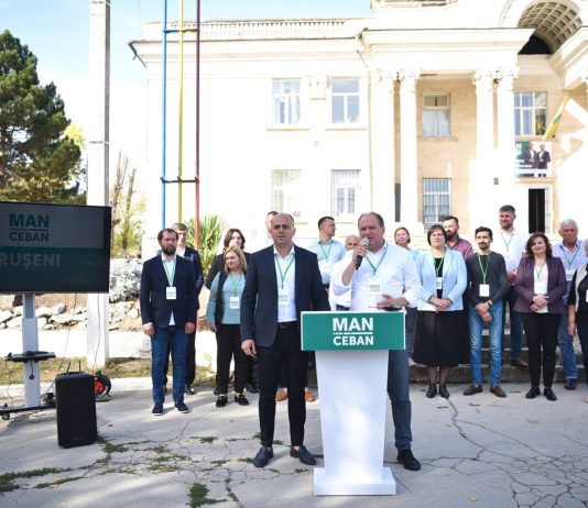 Ion Ceban anunță candidatul partidului MAN pentru primăria comunei Trușeni