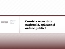 Ședința Comisiei securitate națională, apărare și ordine publică