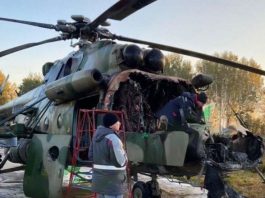 Doi adolescenți din Rusia au dat foc unui elicopter