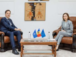 ATO rămâne un partener cheie: Maia Sandu s-a întâlnit cu Mark Rutte la Chișinău
