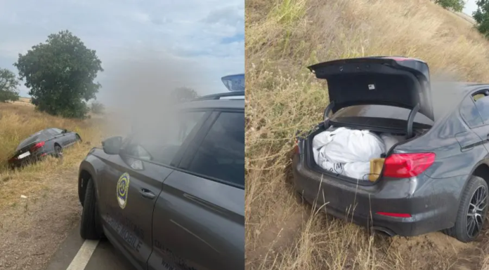 Prins cu haine de firmă fără acte și beat la volan: Cursa unui BMW s-a încheiat în șanț, la Vulcănești