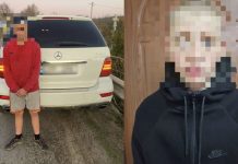 Adolescenţi de 13 şi 15 ani reţinuţi după furtul unui Mercedes – urmărit de poliţie până la impact