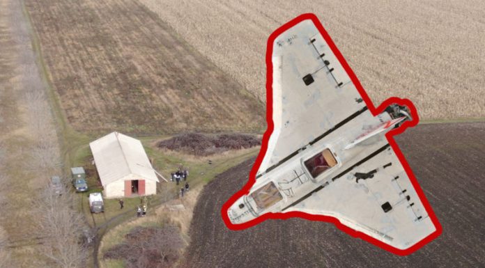 Dronă prăbușită în Florești — un martor spune că obiectul zburător “zăcea” deja de câține timp