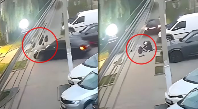 Tragedie la Comrat: copil de 3 ani, grav rănit după ce şoferiţa a intrat pe trotuar