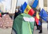 Locatarii unui bloc din Chișinău protestează în fața Președinției