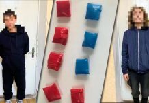 Doi bărbați reținuți în flagrant în timp ce plasau droguri în ascunzișuri