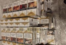 Un tânăr pornit spre Dublin, prins cu valiza plină de ţigări nedeclarate