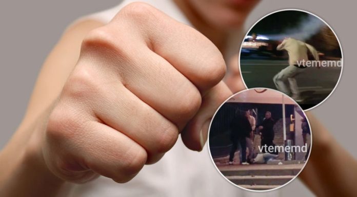 Altercaţie în Buiucani: mai mulţi tineri s‑au luat la bătaie pe stradă