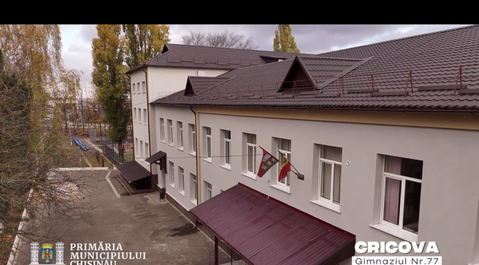 Primăria Chișinău investește în viitor: școala din Cricova reabilitată termic