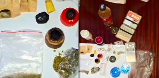 Doi tineri, reținuți în flagrant în timp ce ascundeau droguri lângă un bloc