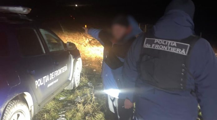 Un tânăr din Ucraina a încercat să treacă ilegal frontiera dintre Moldova și România