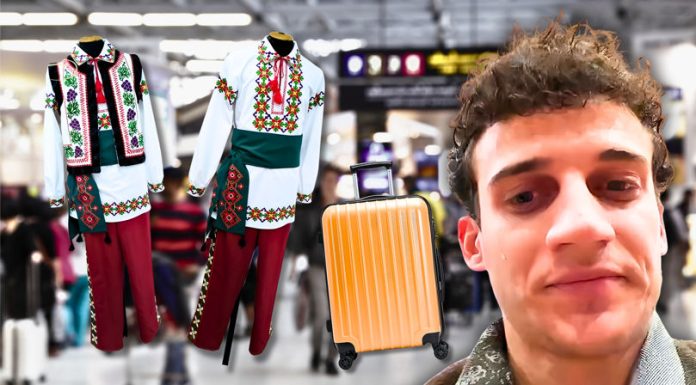 Gabriel Nebunu, jefuit în Italia: artistul apariție în lacrimi după ce i-a fost furată valiza