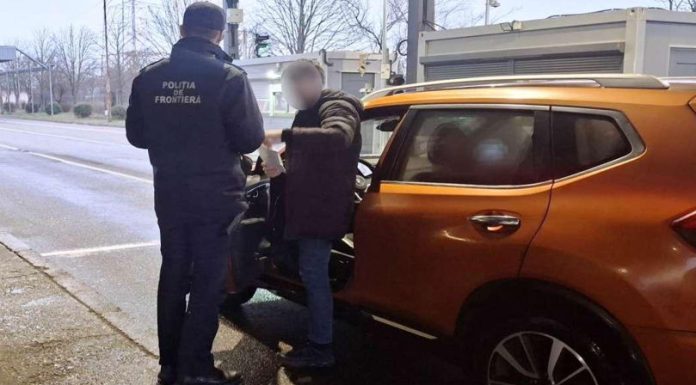 Tânăr din Republica Moldova, urmărit internațional, reținut la frontiera României