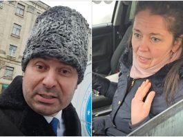 Vasile Costiuc, criticat de o trecătoare în timpul unei manifestații: „În afară de TikTok-uri nu văd nimic”