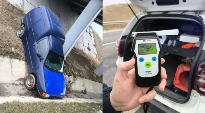 Bărbat din Telenești a rămas fără automobil după ce un cunoscut i-ar fi luat cheile și a provocat un accident