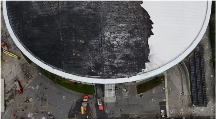 Incendiu la velodromul din Parcul Olimpic din Rio de Janeiro: intervenție masivă a pompierilor