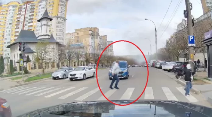 Accident în lanț în sectorul Ciocana: șoferul a intrat pe contrasens și a lovit un alt automobil