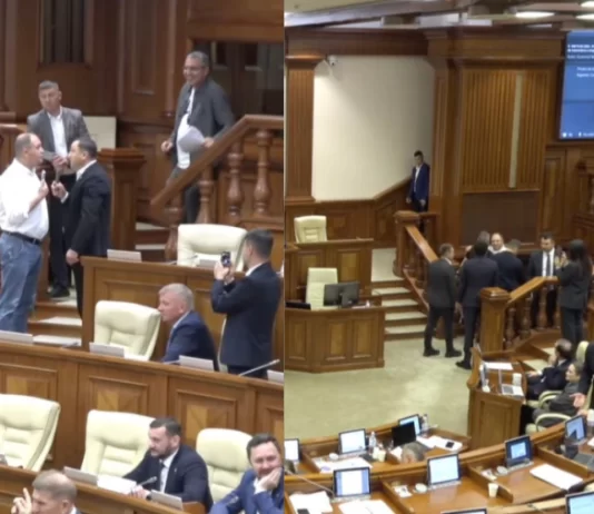 „Eu nu merg cu bodyguarzi și girofar”. Ion Ceban reacționează după ce a fost scos din Parlament
