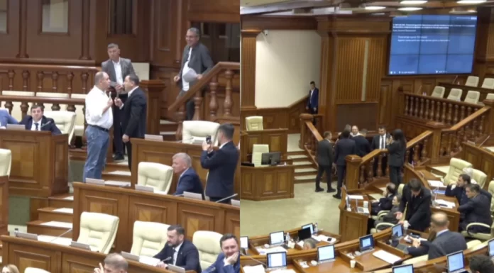 „Eu nu merg cu bodyguarzi și girofar”. Ion Ceban reacționează după ce a fost scos din Parlament
