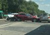 Trei mașini implicate într-un accident pe strada Haltei: poliția investighează circumstanțele, o persoană a fost rănită