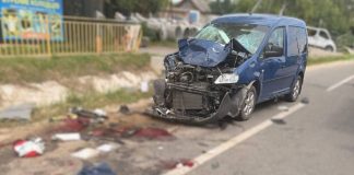 Accident grav la Sângerei: doi polițiști de patrulare au fost loviți în timpul unei misiuni