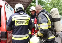 Chișinău: Incendiu la etajul 9 al unui bloc de locuit, stins după o intervenție de câteva ore