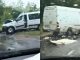 Coliziune la Cupcini: microbuz ajuns pe contrasens, un autoturism a ieșit de pe carosabil