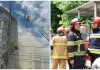 Mansardă distrusă de flăcări în Capitală: pompierii indică posibile cauze tehnice și lucrări cu foc deschis