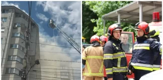 Mansardă distrusă de flăcări în Capitală: pompierii indică posibile cauze tehnice și lucrări cu foc deschis