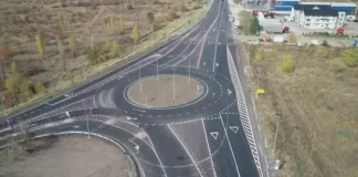 Traficul rutier deviat temporar la intersecția R6–G75, lângă Peresecina, din cauza lucrărilor la un sens giratoriu