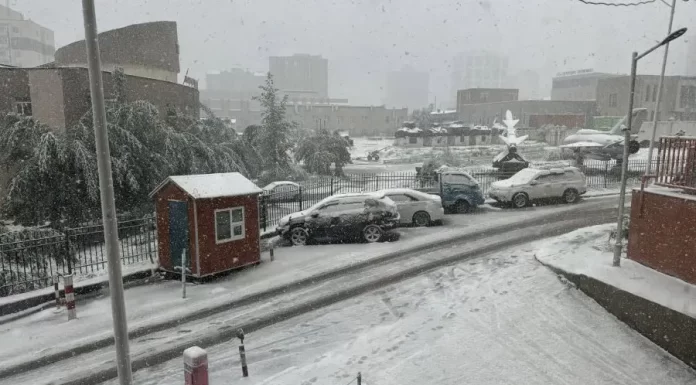 Fenomen meteo rar în Mongolia: zăpadă și răcire bruscă a vremii în iunie