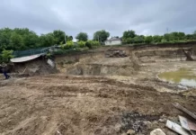 Inspectorii confirmă nereguli la șantierul din Ialoveni unde s-a surpat drumul