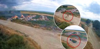 Persoana care a incendiat gunoiștea din Gotești, identificată și sancționată de inspectorii de mediu