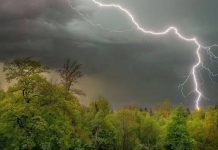Cod galben de instabilitate atmosferică în centrul și sudul Republicii Moldova. Sunt prognozate ploi torențiale și vijelii