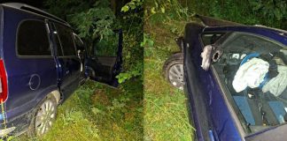 A pierdut controlul volanului și s-a izbit de un copac: un tânăr de 18 ani, rănit într-un accident