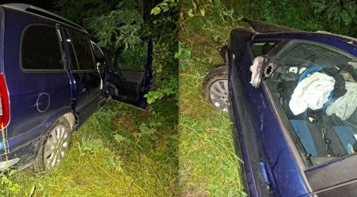 A pierdut controlul volanului și s-a izbit de un copac: un tânăr de 18 ani, rănit într-un accident
