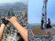 Au urcat ilegal pe Empire State Building și au afișat un mesaj: doi cetățeni ruși, arestați la New York