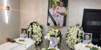 Ultimul drum pentru părinții și fiica lor decedați în tragedia din Grecia