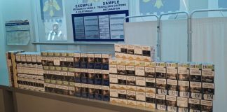 530 de pachete de țigări nedeclarate, depistate în bagajele a doi pasageri la Aeroportul Chișinău