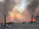 Incendiu la gunoiștea din Căușeni: Un nor gros de fum s-a ridicat deasupra orașului