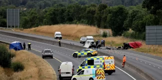 Impact frontal mortal în Irlanda: Cinci adolescenți au murit, alte patru persoane sunt grav rănite