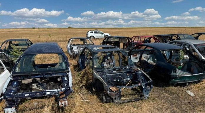 14 mașini cu numere străine, depistate la un centru auto din Florești. Vehiculele încălcau regimul vamal
